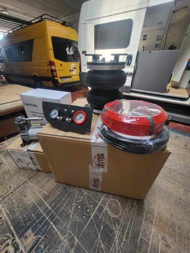 suspensión neumática para autocaravana y camper